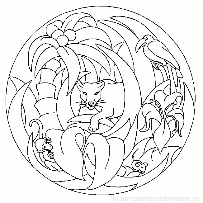 Mandalas Animaux 99